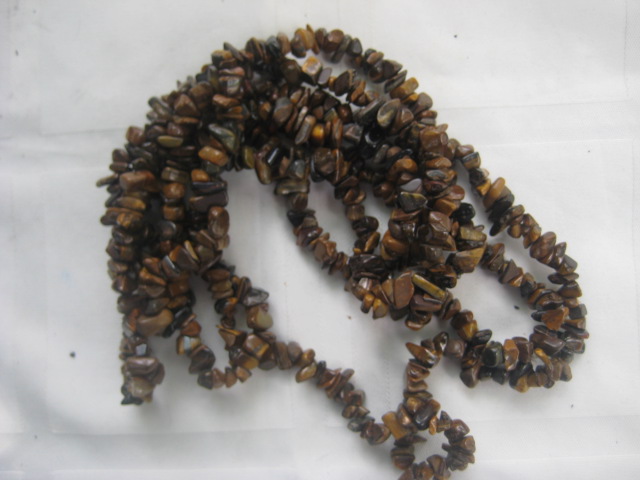 Tiger Eye Necklace balance between extremes, discernment, vitality, strength, practicality and fairness 3064
